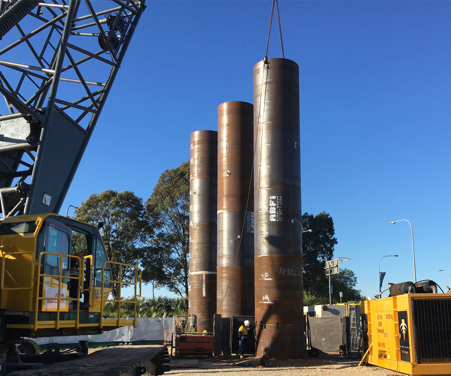 Bridge piles