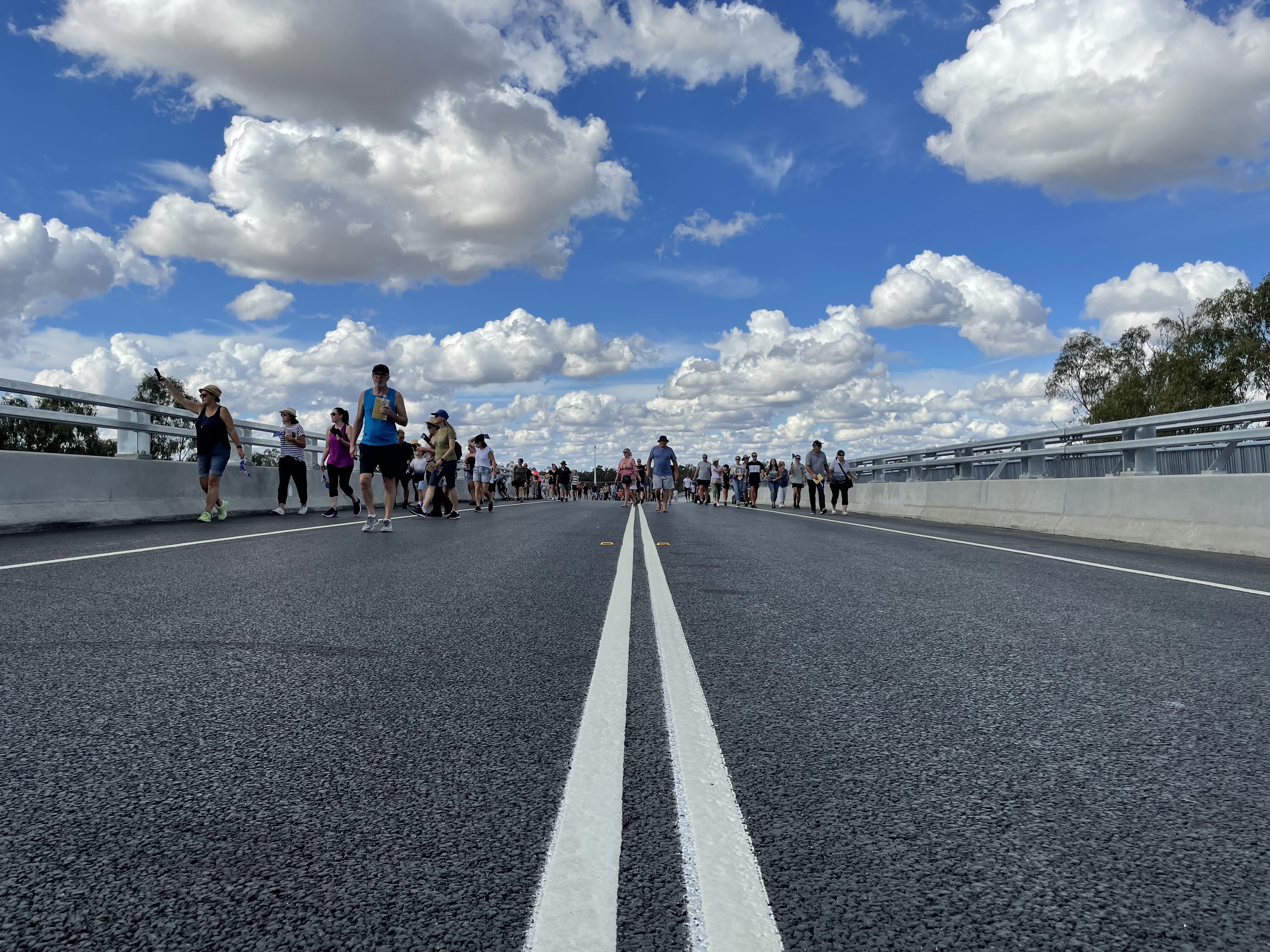 Echuca-Moama bridge project - opening of the bridge