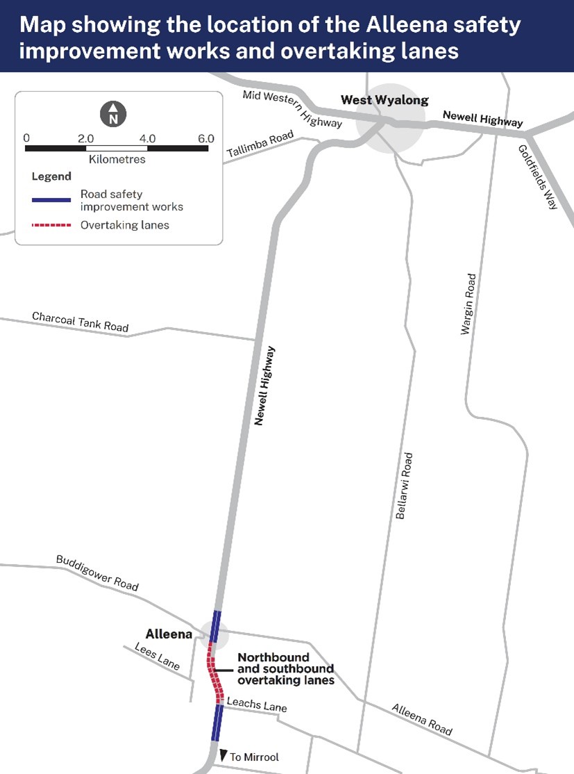 Aleena safety improvement map