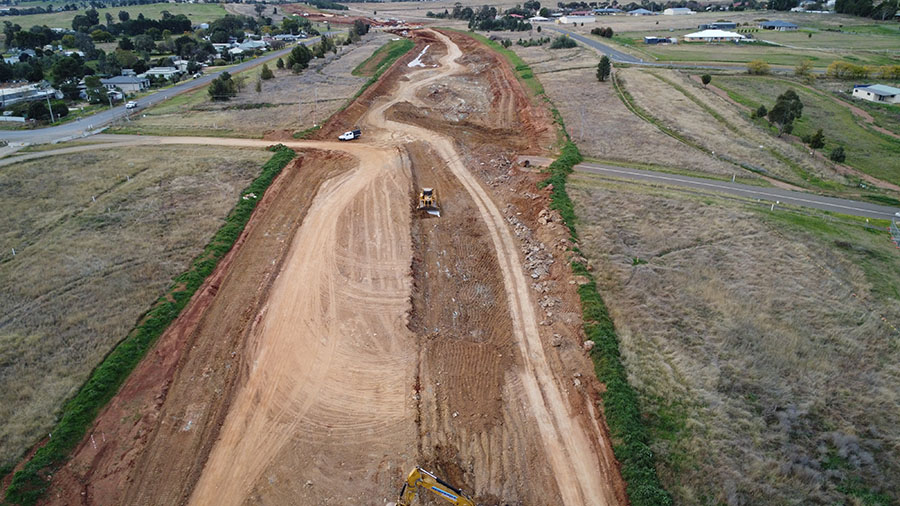 Concrete Pour at Bridge over railway