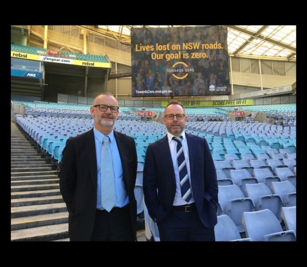 Towards Zero signage at ANZ Stadium