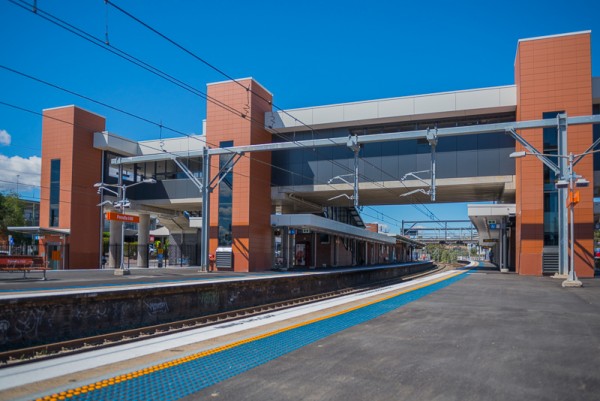 The upgraded Pendle Hill Station