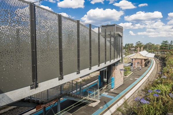 Customers can now use stairs and lifts to access the station